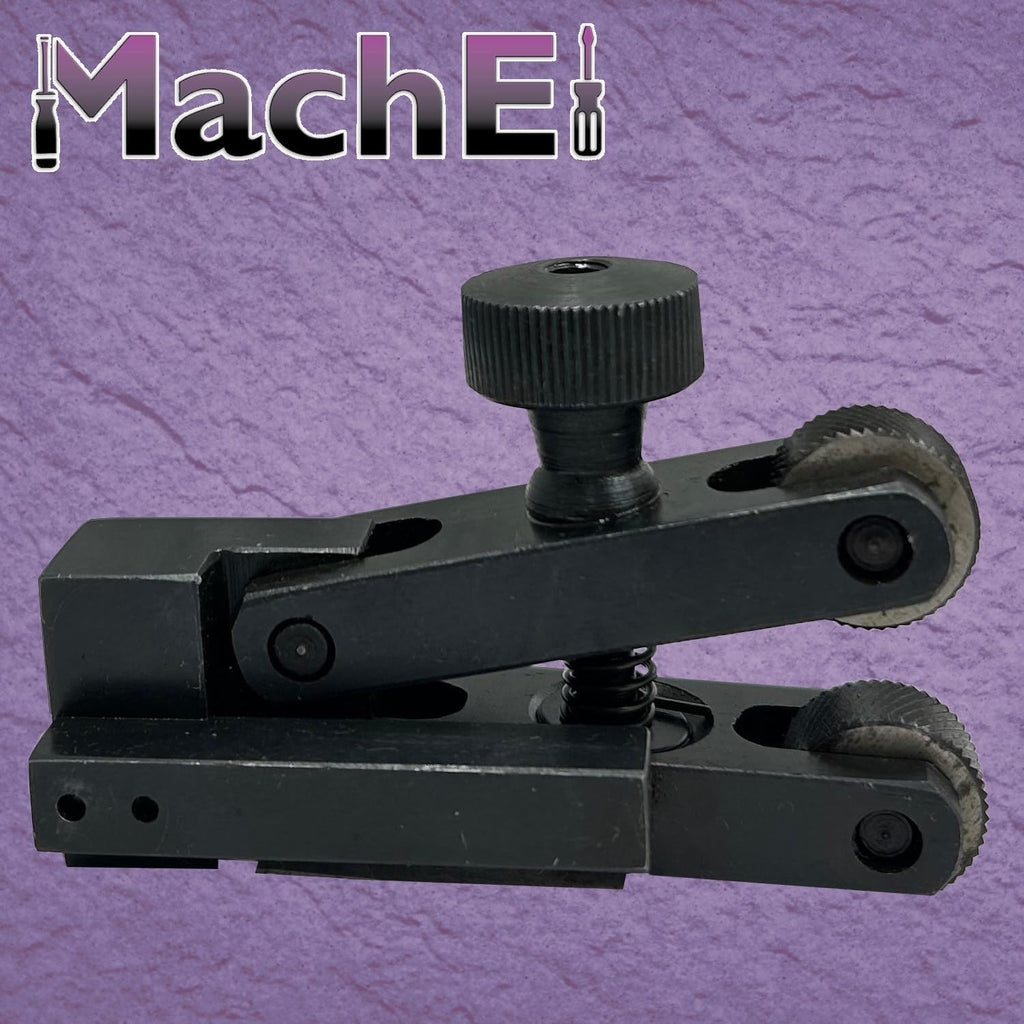 MachEI Mini V-Clamp 5-20 mm Adjustable force Spring action Knurling Tool for Lathe Machine Quick Change Tool Post