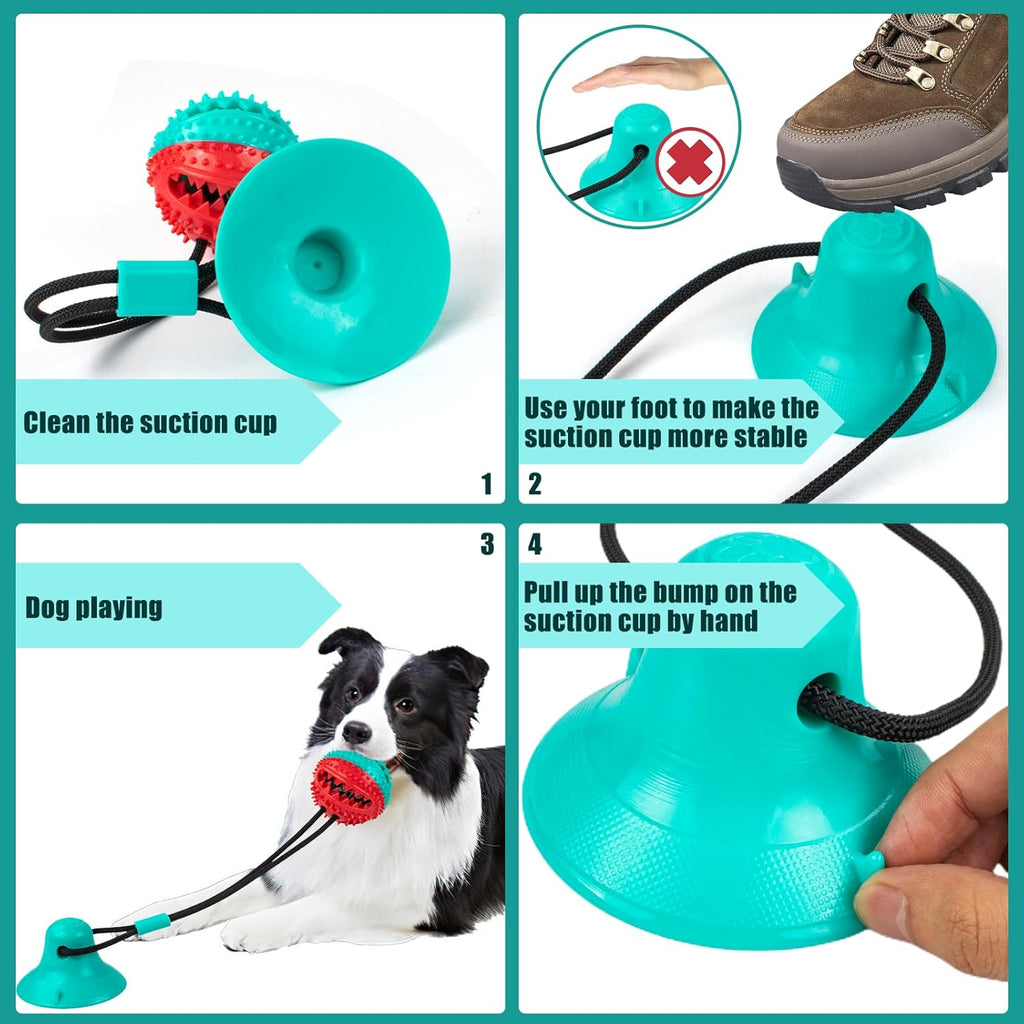 Dog Toys Chew Toys for Aggressive chewers, Puppy Training Treats Teething Rope Toys for Boredom Dog Puzzle Treat Food
