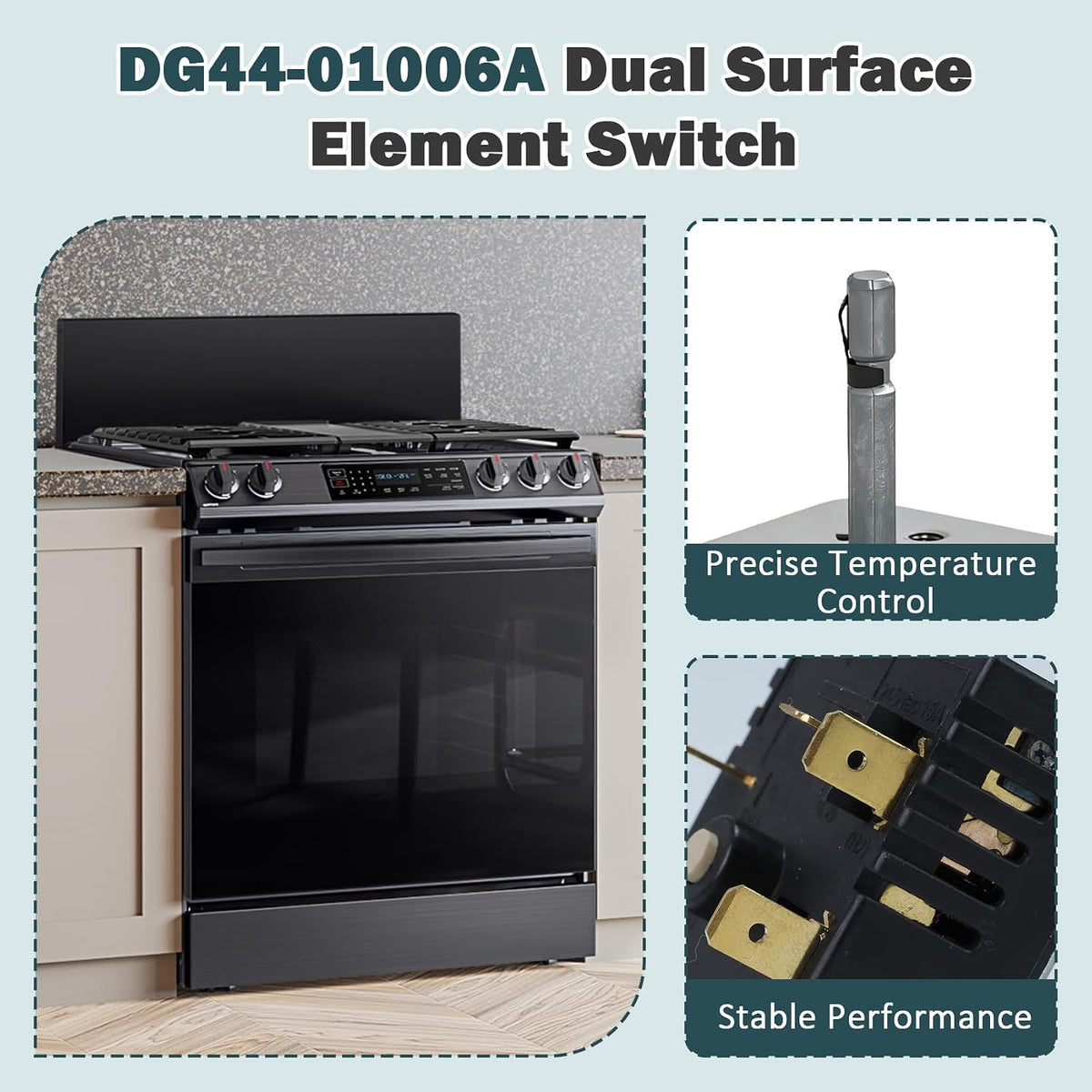DG44-01006A PER001-02 D Range Regulator, Fits for Samsung Range/Ovens