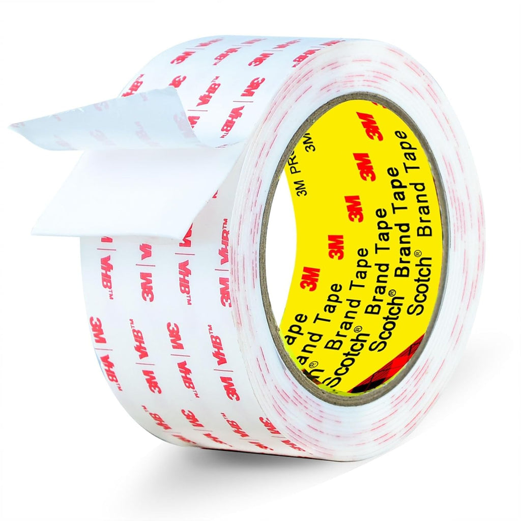 Double Sided Tape Heavy Duty 2in X 9.85ft, Removable Mounting Tape