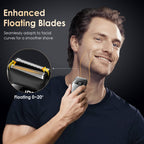 Electric Razor for Men, Foil Shaver and Beard Trimmer
