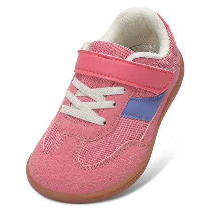 Toddler Boy Shoes Toddler Shoes Boys Zero Drop Minimalist Kids Sneakers Girls Footwear Coral Pink Size 12.5
