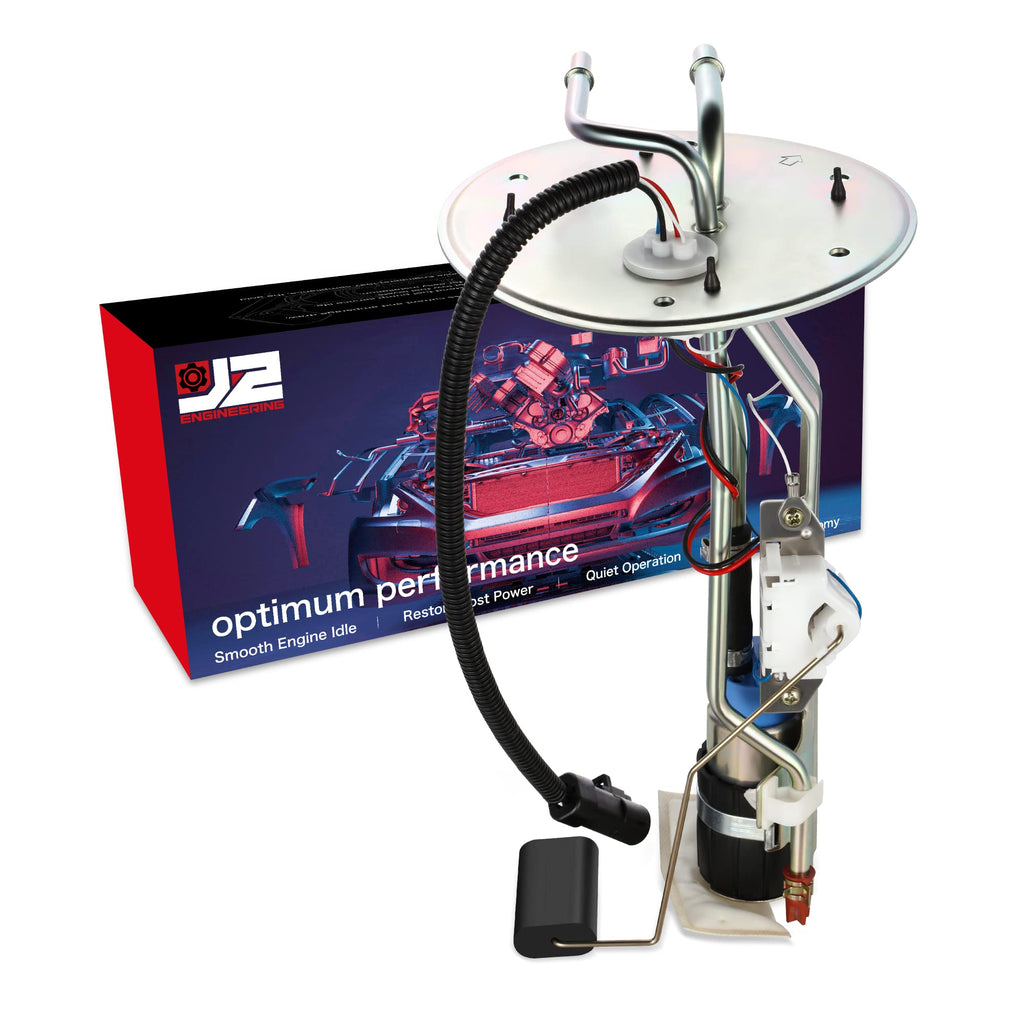 J2 Engineering Electric Fuel Pump Module Assembly Compatible with 97 F150 Replace E2221S, J2-FPM-0024