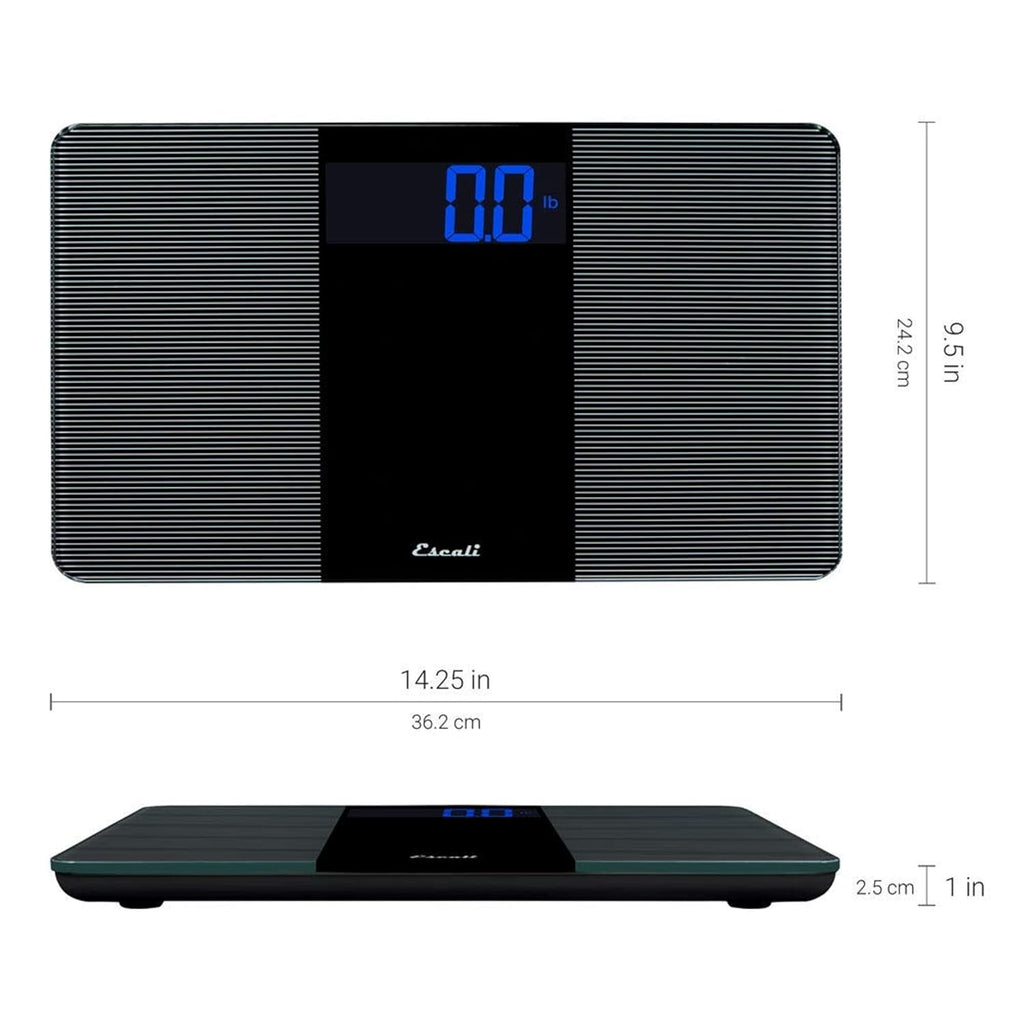 Extra Wide Digital Bathroom Scale for Body Weight with Wide Platform for Natural Stance and Stability, High Capacity
