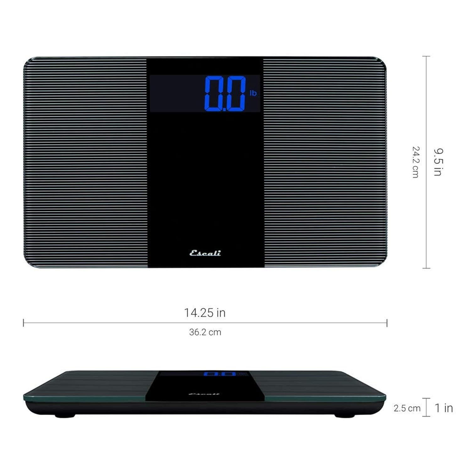 Extra Wide Digital Bathroom Scale for Body Weight with Wide Platform for Natural Stance and Stability, High Capacity