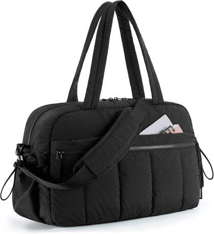 Gym Bag for Women, Duffle Bag for Travel with Wet Pocket, Lightweight Carry on Weekender Duffel, Water Resistant