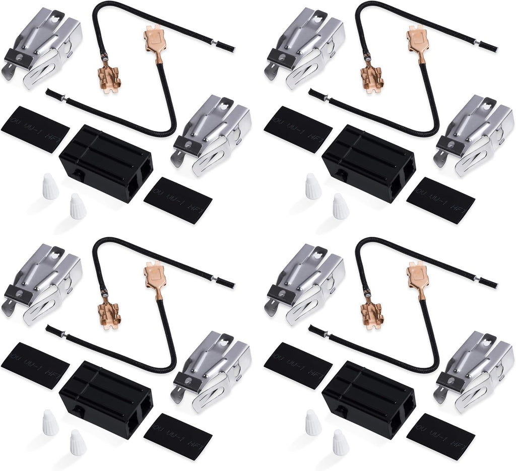 [4-Pack] BlueStar 330031 Range Burner Receptacle Kit Fits Whirlpool Kenmore