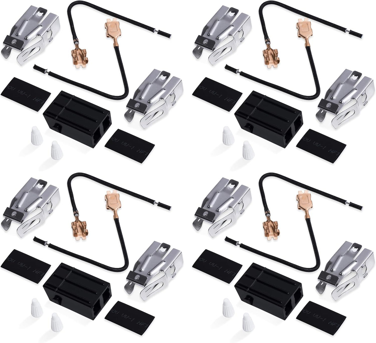 [4-Pack] BlueStar 330031 Range Burner Receptacle Kit Fits Whirlpool Kenmore