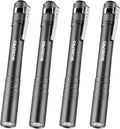 LED Pen Light, Aluminum Pen Flashlights, Pocket Flashlight with Clip for Inspection, Emergency, Everyday, 2AAA