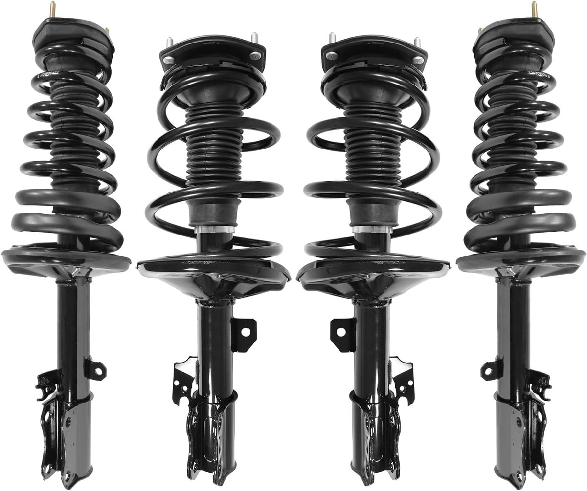 COMPLETESTRUTS - Front & Rear Complete Strut Assemblies with Coil Springs Replacement for 2002-2003 Toyota Camry - Set of 4