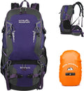 55L Internal Frame Backpack Hiking Backpack for Women Men Backpacking Packs | Waterproof Hiking Daypack for Camping