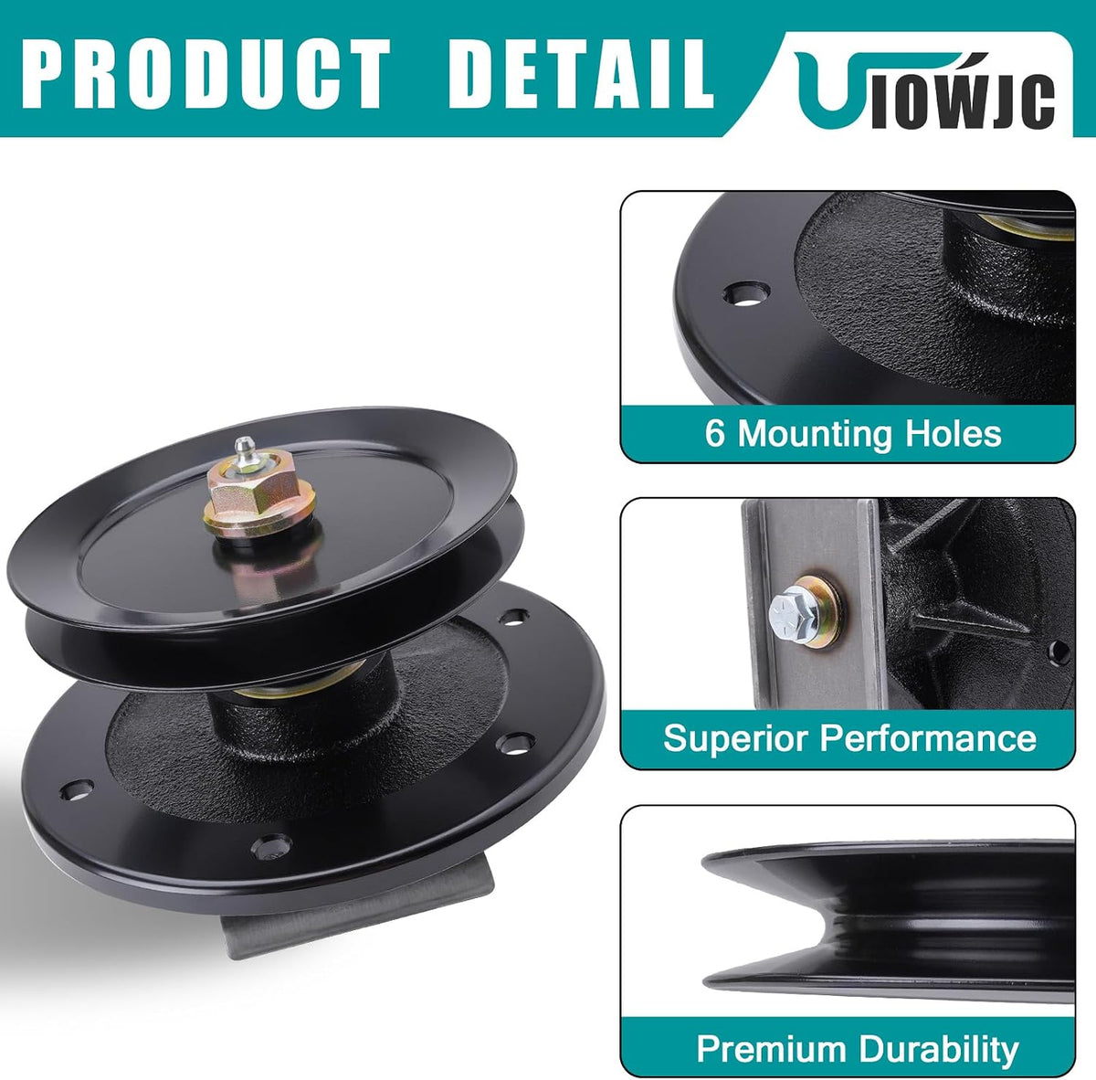 52 inch Mower Deck Spindle Assembly 100-3976 99-3877 Fits for Toro Z Master 52 Z149 Z150 Z153 Replaces 82-674 285-919 Parts