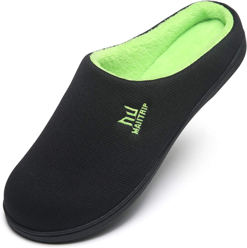 Men's Cozy Memory Foam House Slippers Non Slip (Size:7-17)