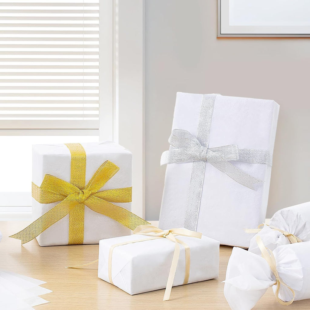 270 Sheets 20" x 20" White Tissue Paper for Gift Bags Wrapping