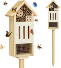 Bee House Bug Hotel & Butterfly House with Stake,Ladybug Hotel