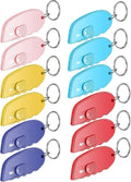12 Pack Mini Keychain Box Cutter Portable Pocket,Classical Color