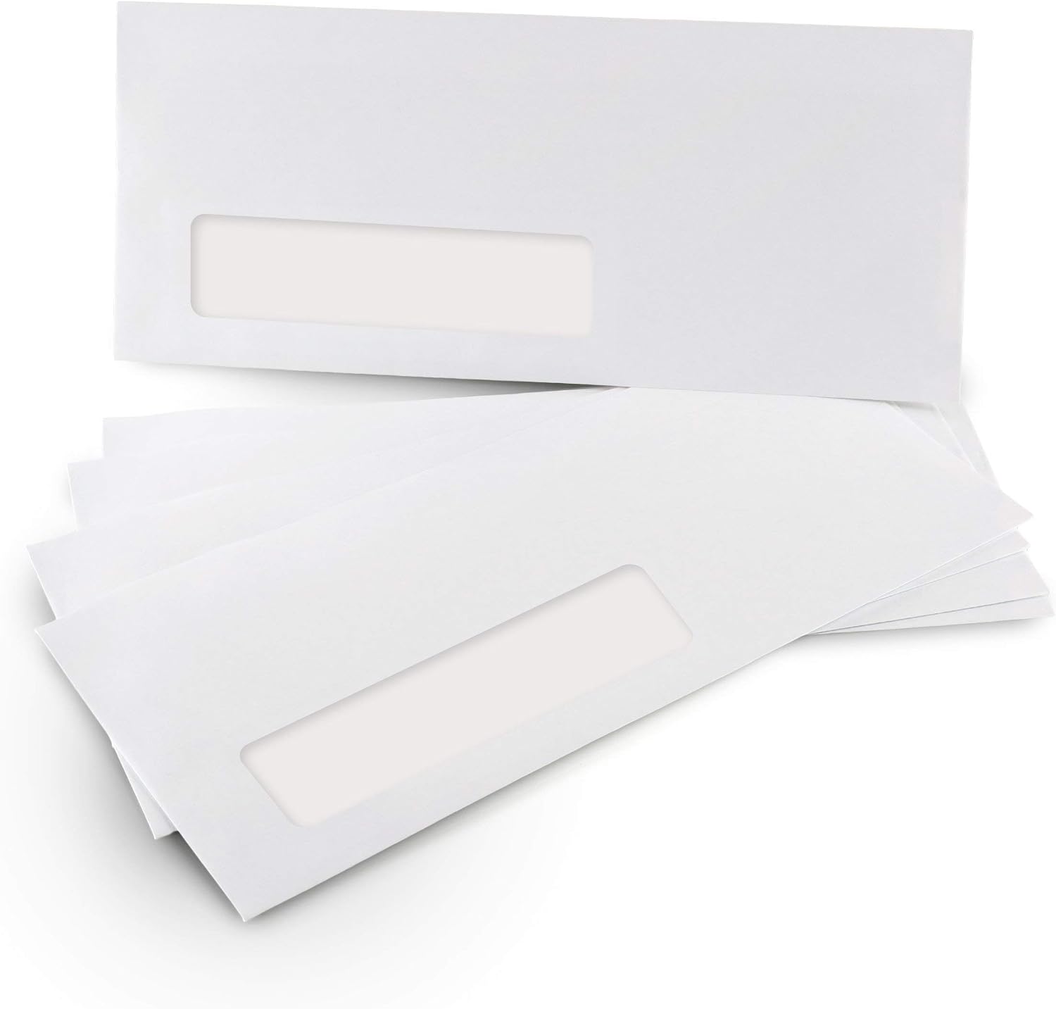 #10 Window Envelopes, Gummed Closure Envelopes 10, 500 Ct