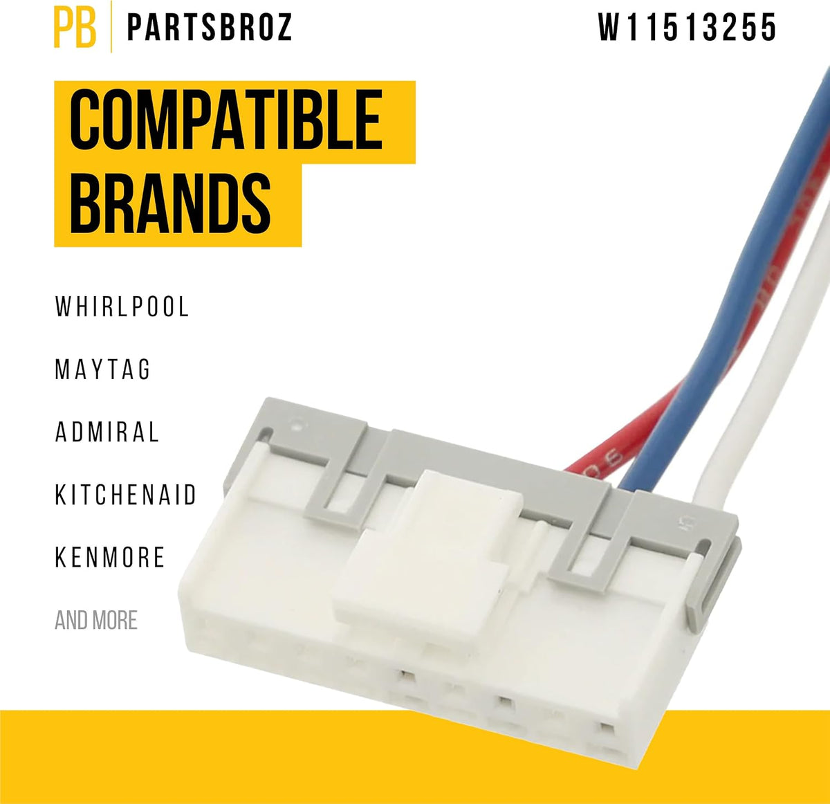 Washer Inlet Valve for Whirlpool WTW5020SW0