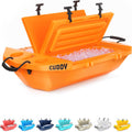CUDDY Floating Cooler and Dry Storage Vessel for Land & Water – 40QT– Great for River, Beach, Kayak, Pool, & Lake