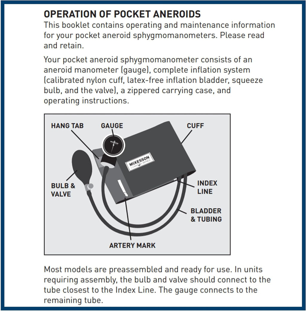 Blood Pressure Gauge for Standard Aneroid Sphygmomanometers, 1 ct | No-Pin Stop