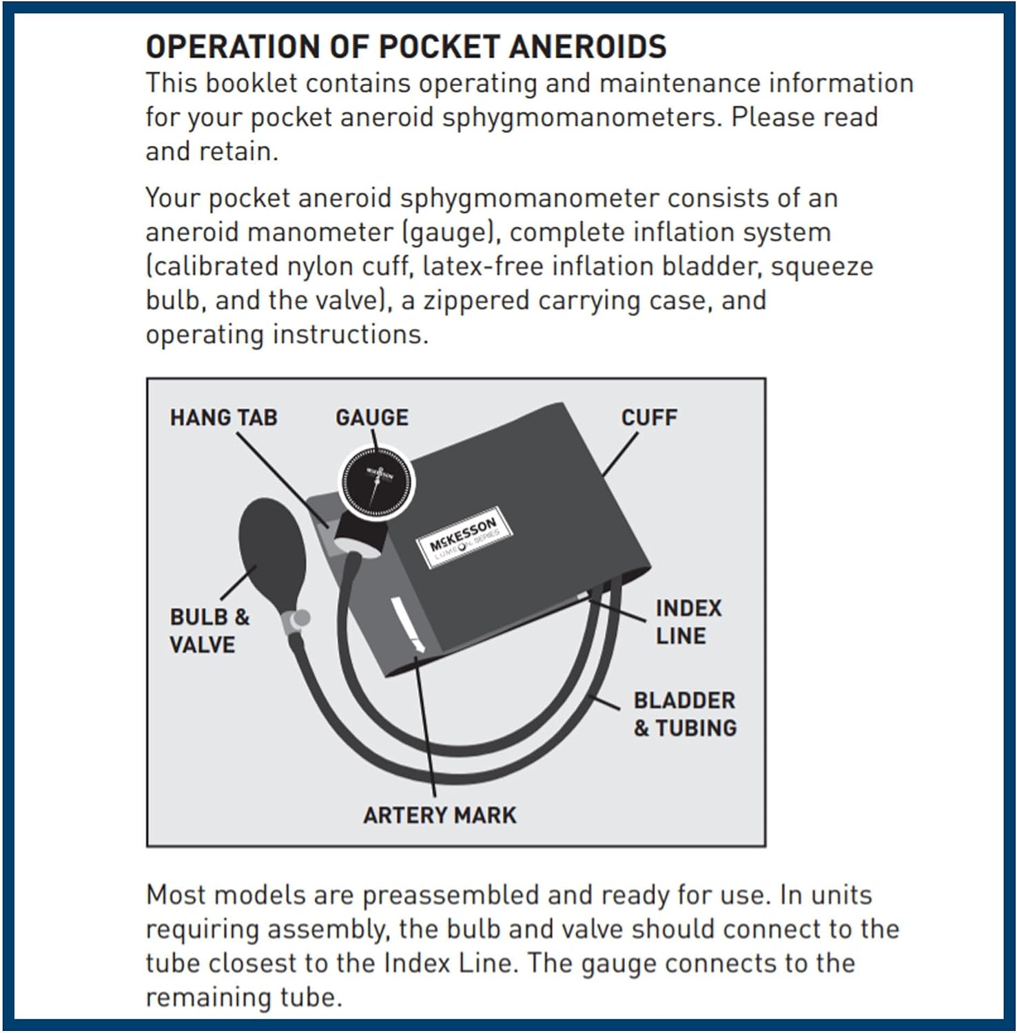 Blood Pressure Gauge for Standard Aneroid Sphygmomanometers, 1 ct | No-Pin Stop
