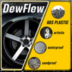 67.5mm 2.66" Black Wheel Center Caps for Ford Mustang 2005-2014