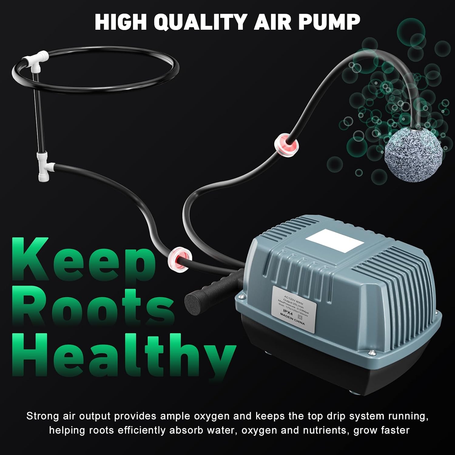 4 Buckets DWC Hydroponics Growing System with Top Drip Kit 7 Gallon Deep Water Culture Bucket System with Air Pump