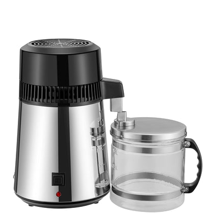 Most Economical Stainless Steel Water Distiller, Glass Pitcher, USA Support