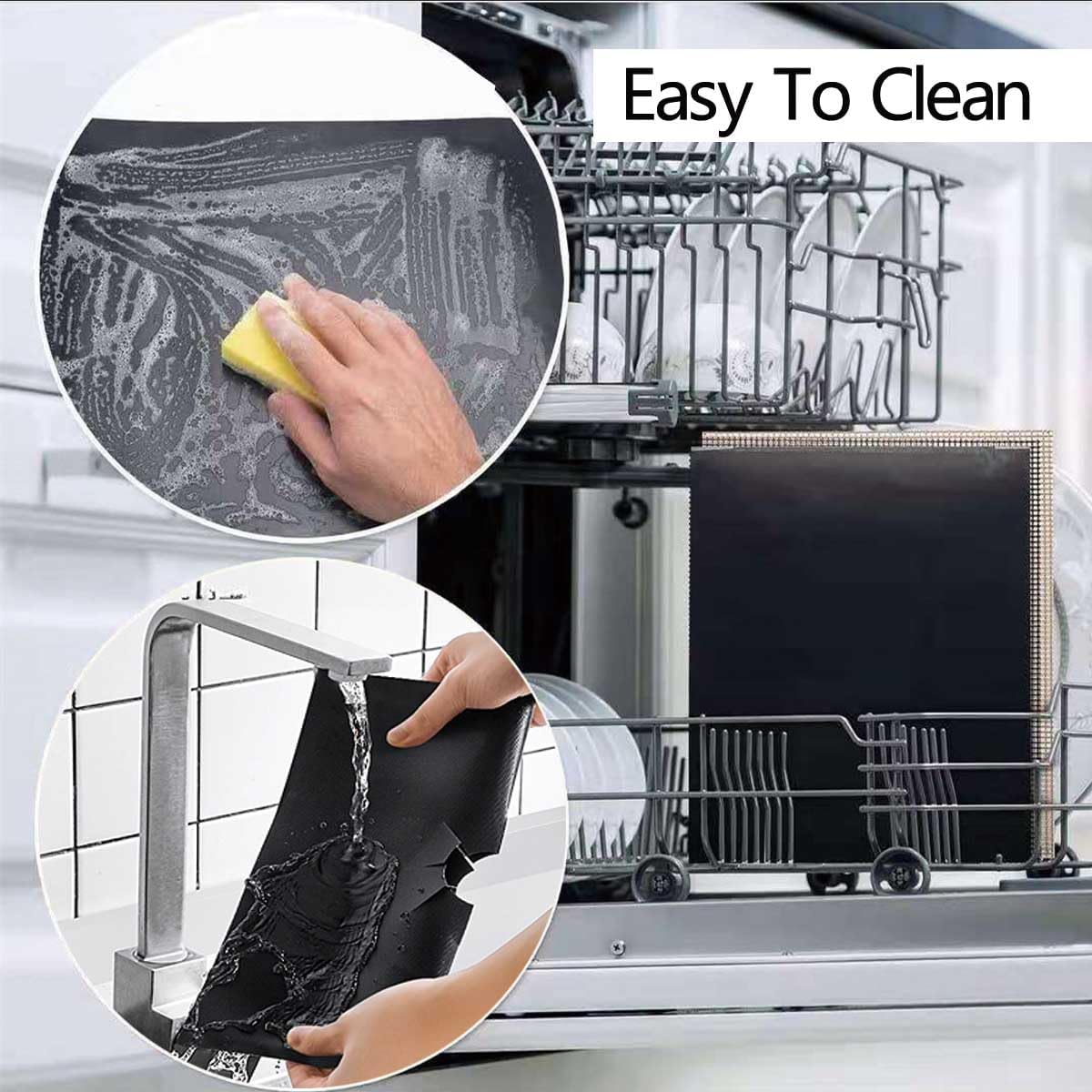 2Pcs 30Inch Stove protector liner For Kitchenaid Models KFGG504KPS0 Cover