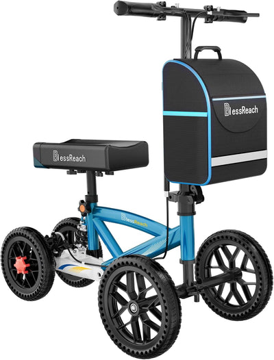 Foldable All Terrain Knee Scooter for Adults for Foot Injuries