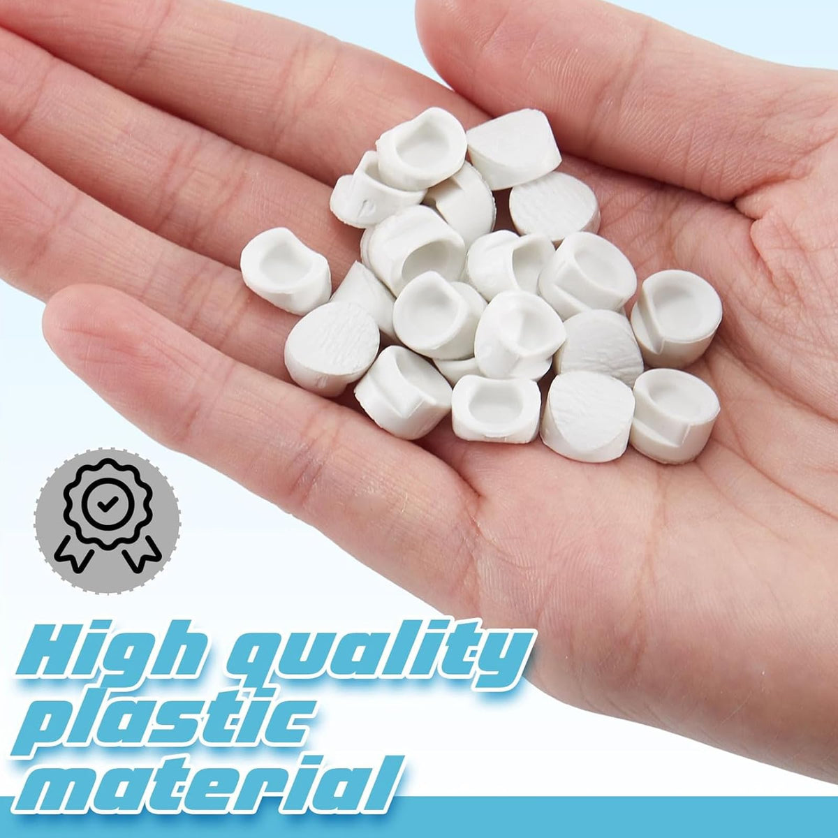 Landical Entry Door Plugs 3/8 x 5/16 Diameter for Door, Doors Frame Plugs (25 Pcs)
