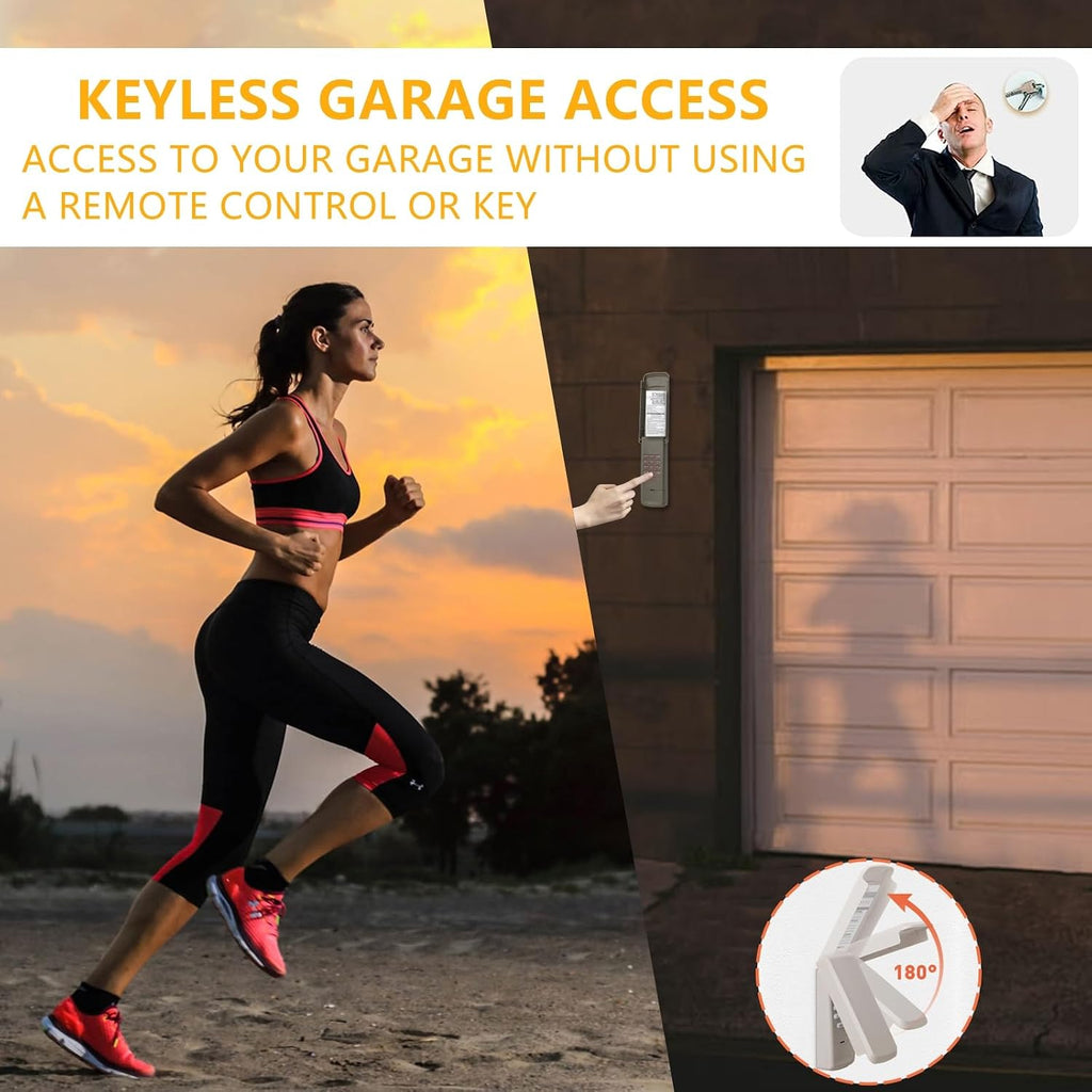 Universal Garage Door Opener Keypad for Liftmaster Chamberlain Craftsman Linear Genie Multicode Stanley Wayne Dalton