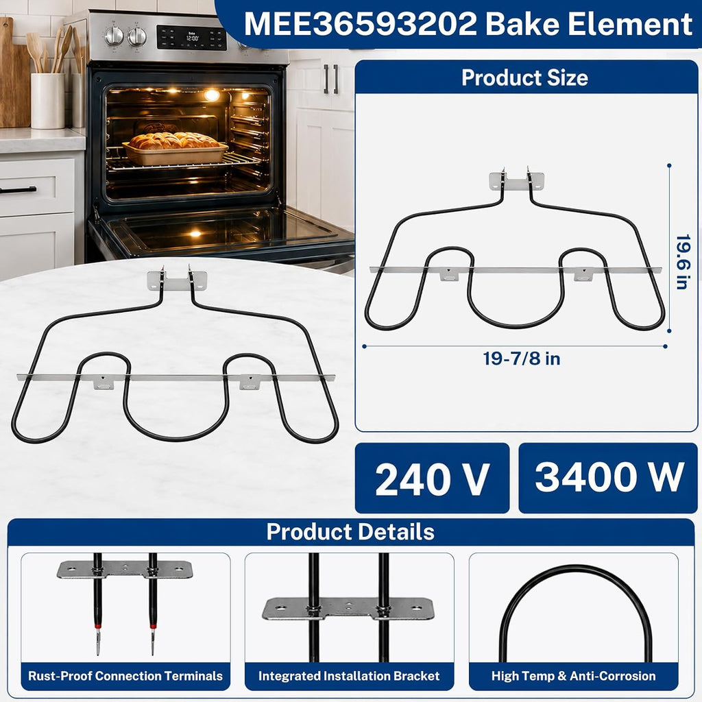 MEE36593202 Range Oven Bake Element 240V 3400W For LG