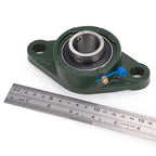 XIKE 2 Pcs UCFL206-18 Bore 1-1/8" Pillow Block Flange Mounted Ball Bearings.