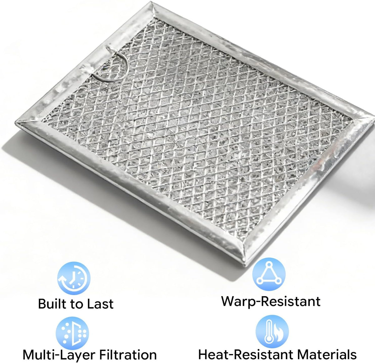 3PCS Charcoal and Grease Filter Set Compatible with GE JVM3160RF6SS JVM3160RF1SS JVM3160RF2SS JVM3160RF3SS JVM3160RF4SS JVM3160RF5SS Microwave