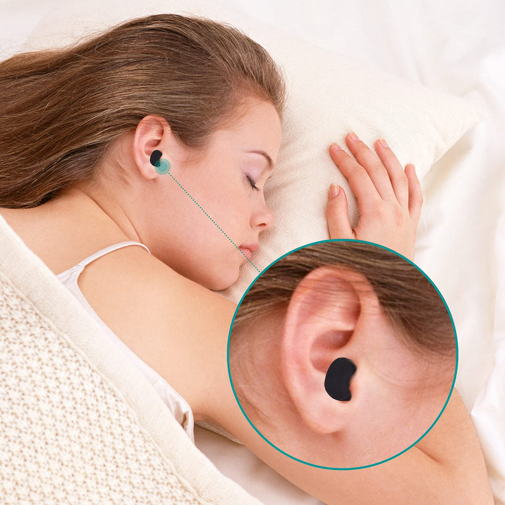 100 Pair Earplugs for Noise Cancelling Ultra Soft Foam Ear Plugs for Sleeping Noise Blocking Earplugs for Study Work