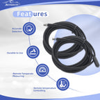 2PCS NTC Temperature Sensor Probe Fit for Dixell XR Series Controllers