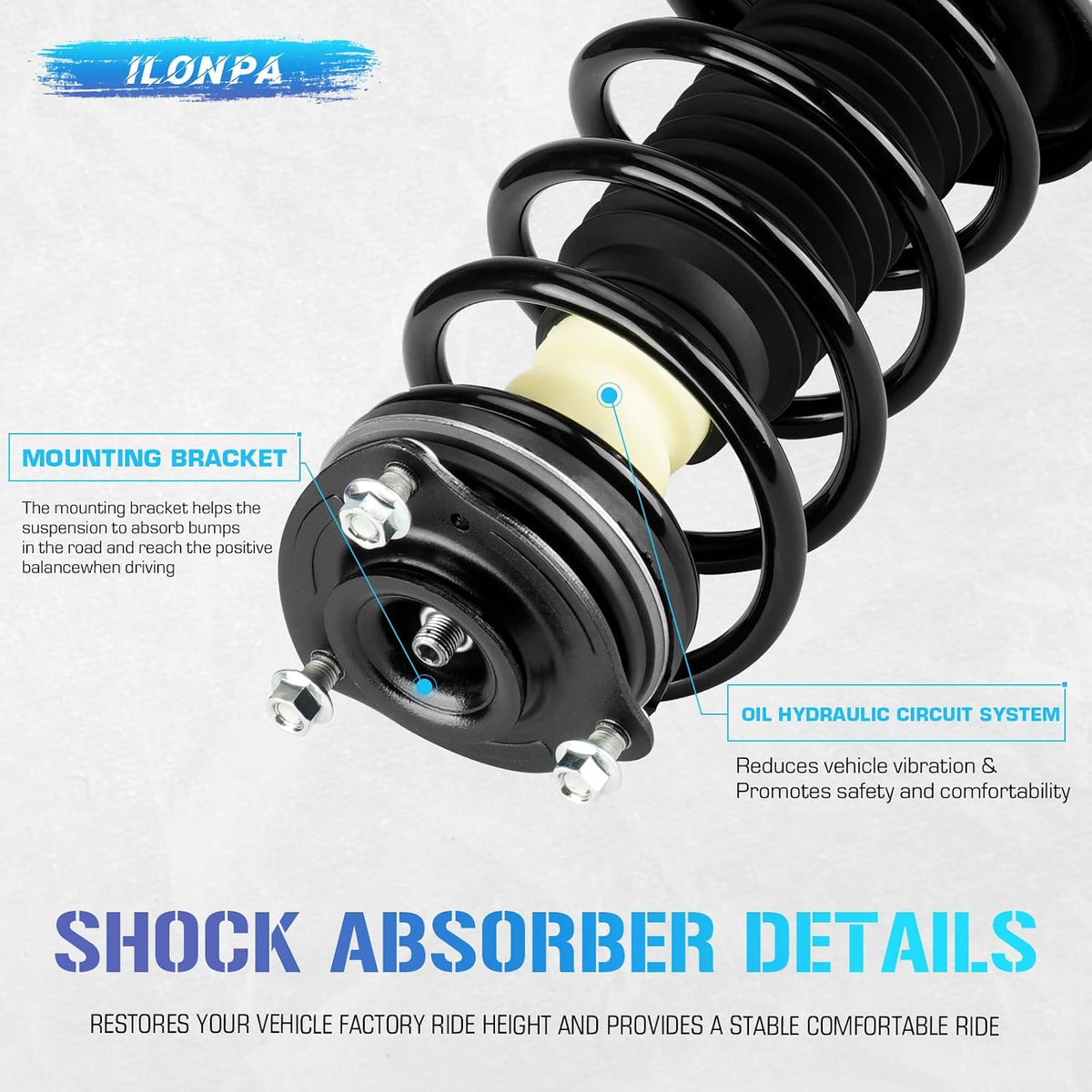 Front+Rear Struts Shock for 2006-2011 Honda Civic Only [ Sedan ] 1.3L 1.8L