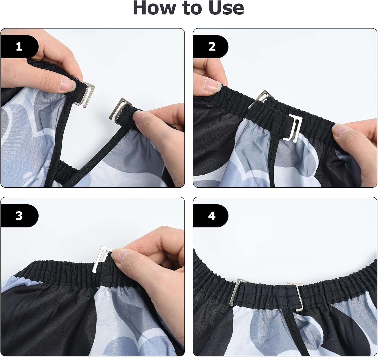 Professional Hair Cutting Cape Waterproof Barber Cape for Men Polyester Hair Styling Cape with Elastic Neckline
