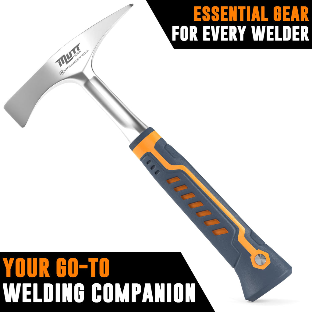 Mutt Tools Welding Chipping Hammer 14oz Slag Removal Ergonomic Grip