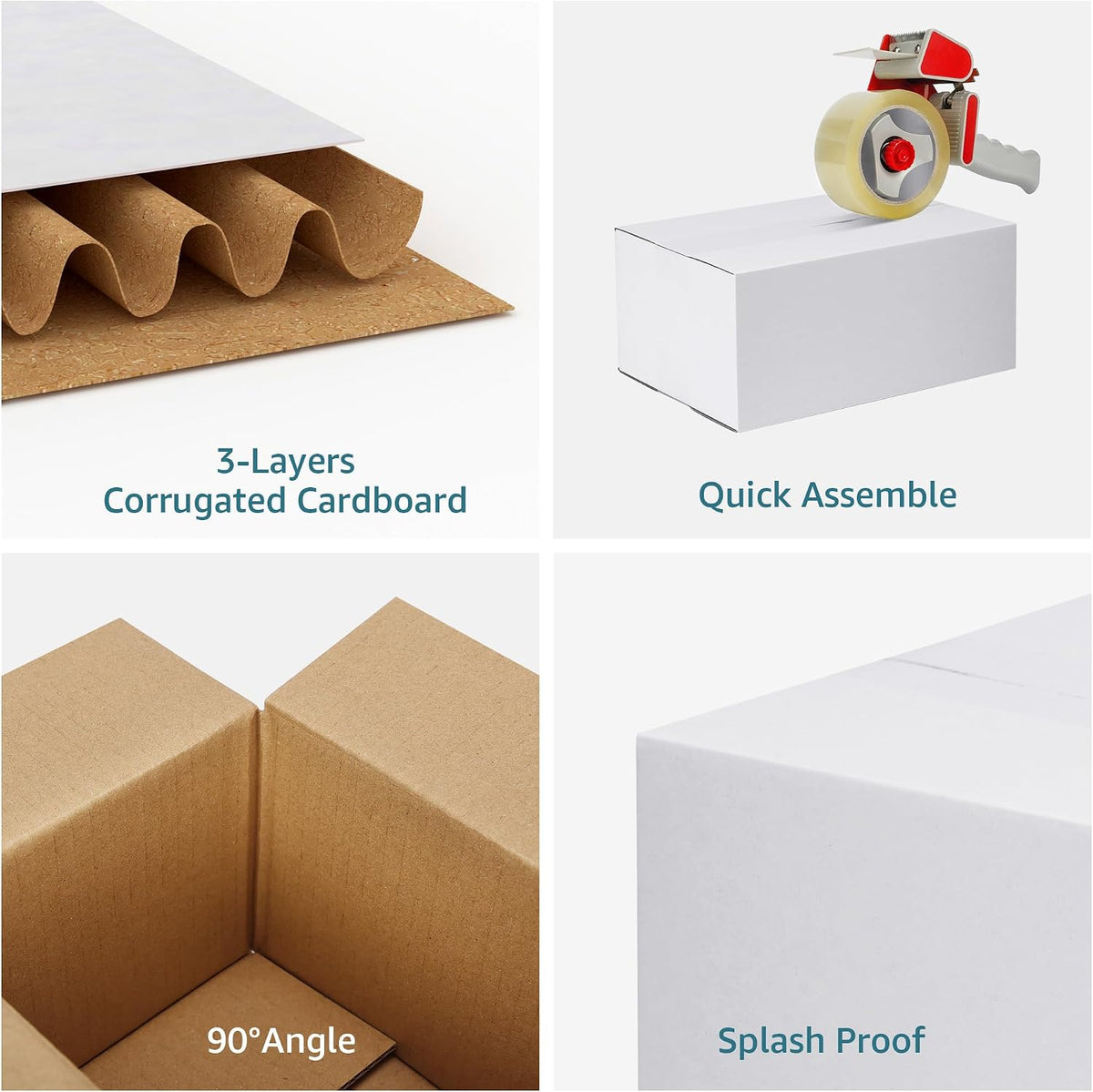 Small Shipping Boxes 9x6x4 Set of 6