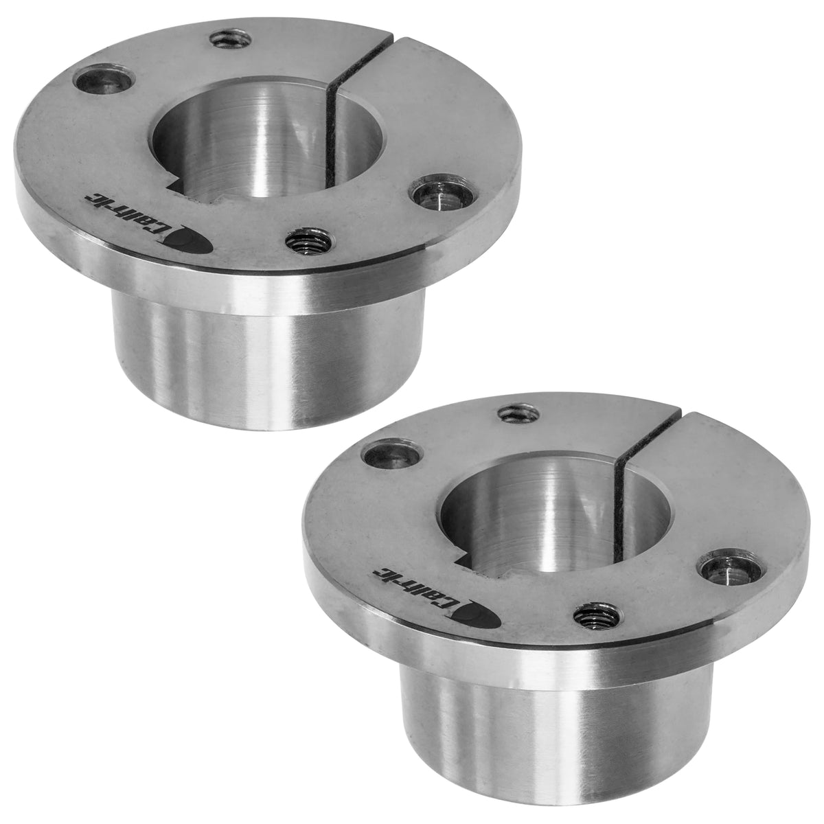 Caltric Deck Spindle Pulley Split Tapered Hub Bushing Compatible with Wright Stand Stander 71460111 x2