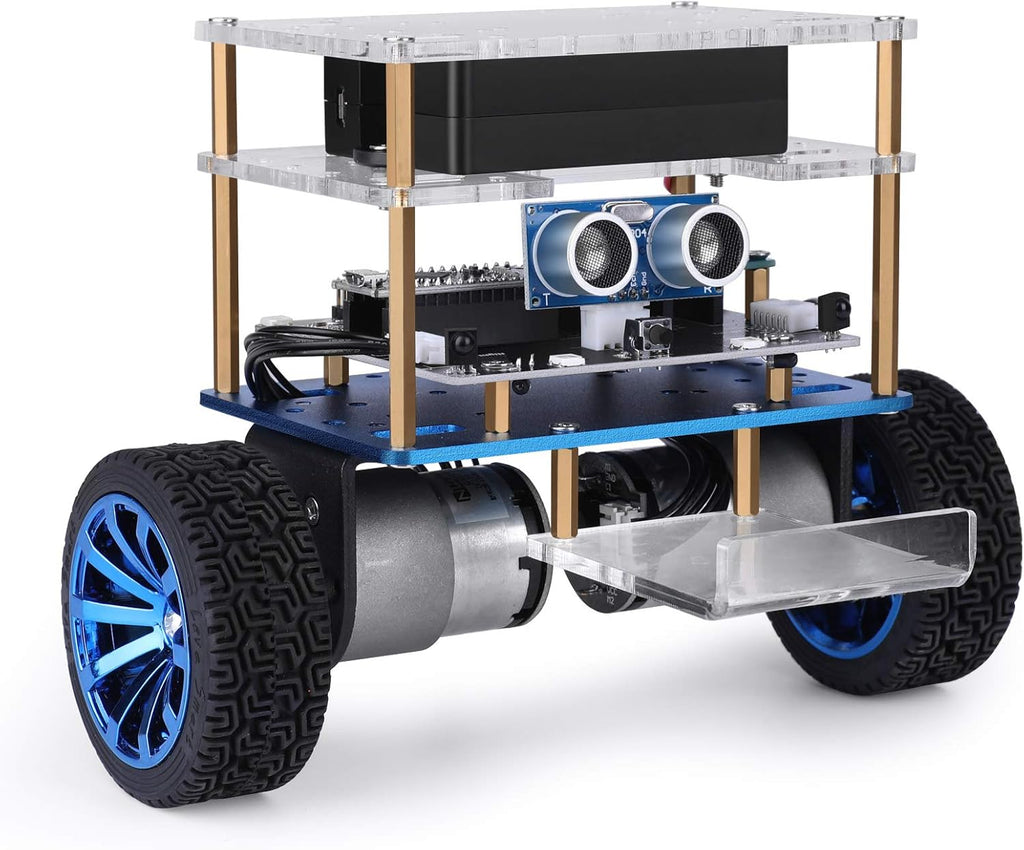 ELEGOO Tumbller Self-Balancing Robot Car Kit, Compatible with Arduino | Auto-follow, Obstacle Avoidance, Bounce Mode