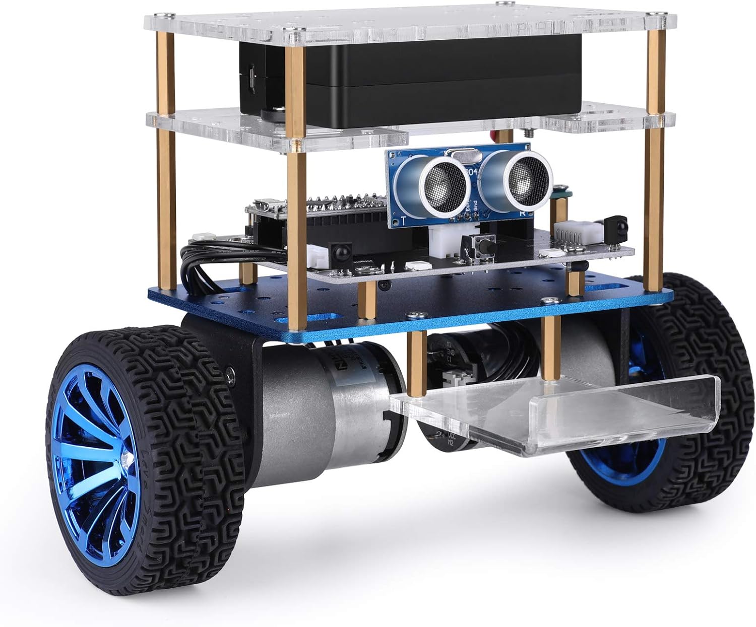 ELEGOO Tumbller Self-Balancing Robot Car Kit, Compatible with Arduino | Auto-follow, Obstacle Avoidance, Bounce Mode