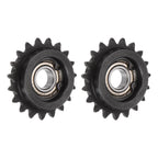 uxcell 2pcs ANSI #25 / DIN(ISO)04C Roller Chain Idler Sprocket 10mm Bore