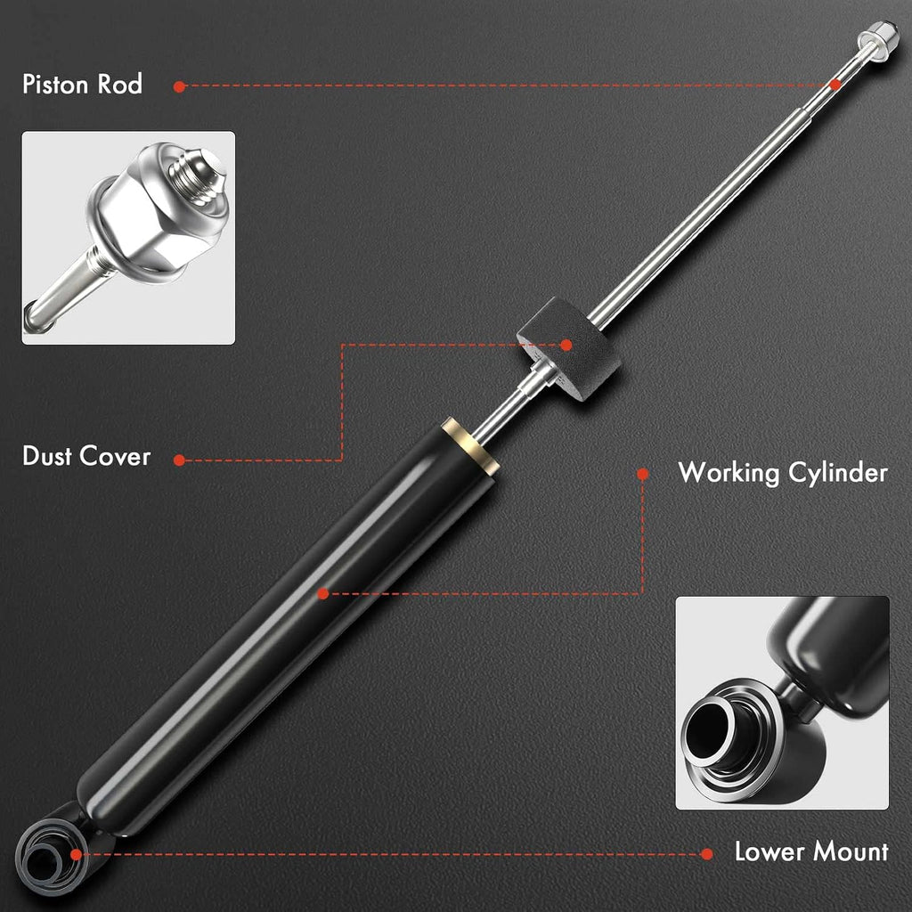 A-Premium Rear Shock Absorbers, Set of 2 - Compatible with Toyota