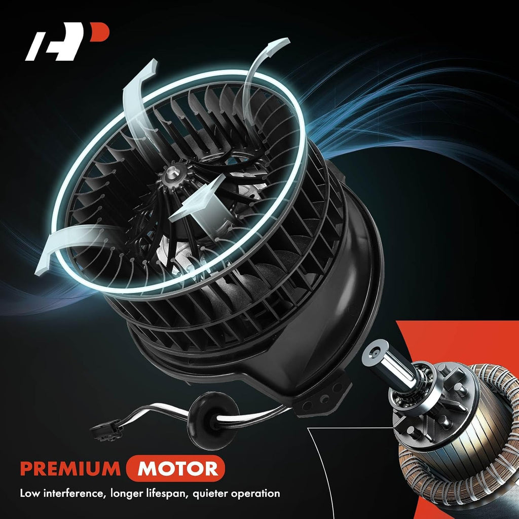 A-Premium Front HVAC Heater Blower Motor with Fan Cage