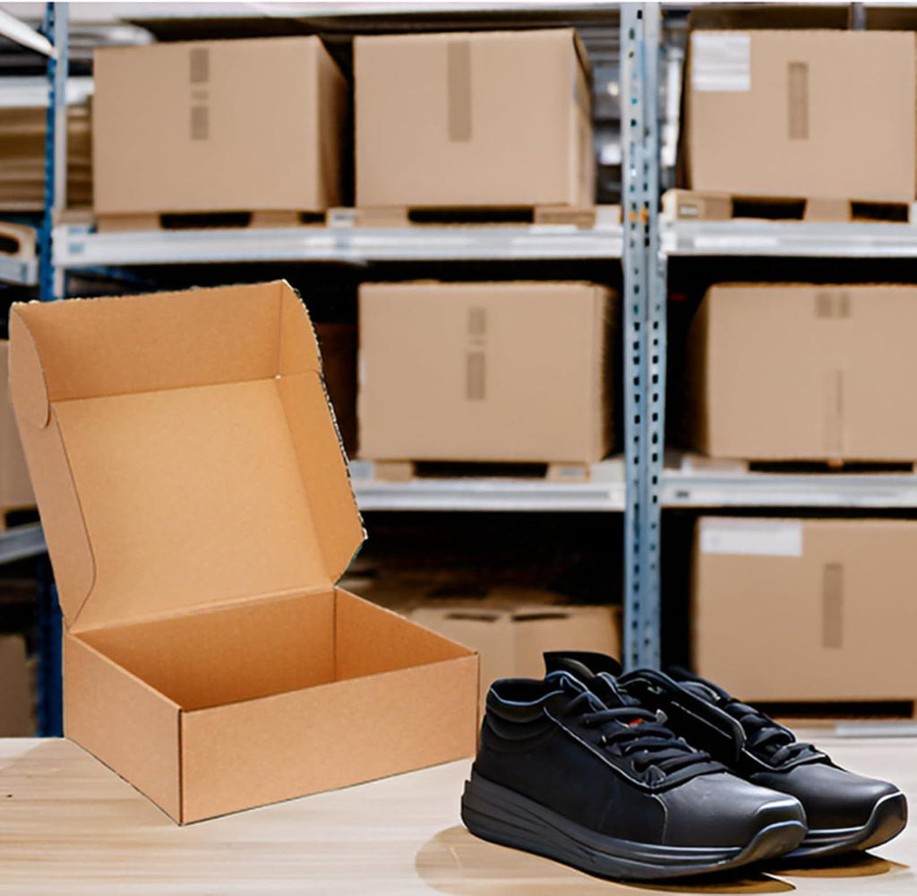 Kraft Brown Shipping Boxes 12x9x4 Inches, 20 Pack