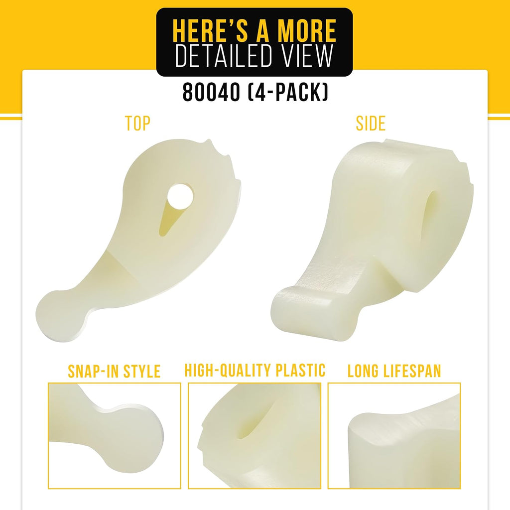 PartsBroz Agitator Dogs (4-Pack) for Kenmore 110.22924100 Washer Agitator Dogs Replacement