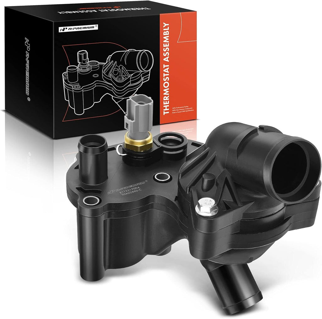 A-Premium Engine Coolant Thermostat Housing Assembly